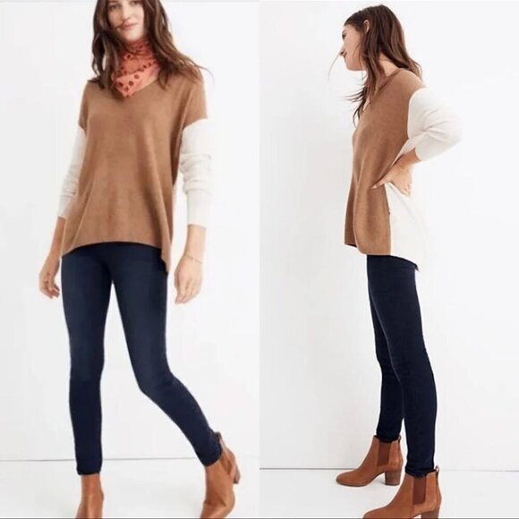 Madewell Sweaters - Madewell Kimball Pullover Sweater In Colorblock xs
